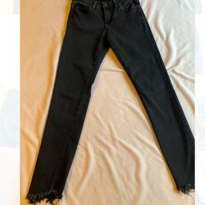 Bridge by GLY frayed skinny jeans size 24